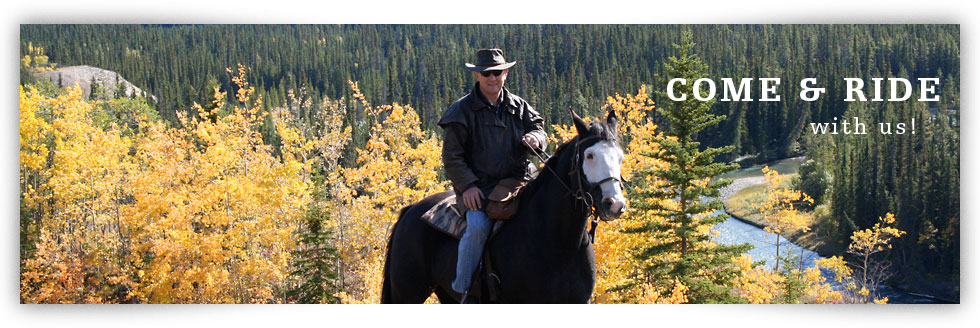 Come horseback riding in the Yukon with us!